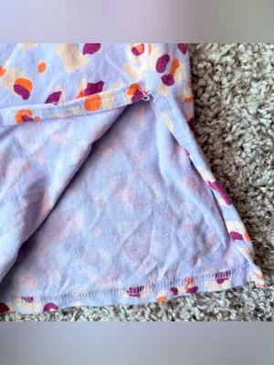Pact Organic Cotton Cross Back Strap Side Slit Mini Sundress Size Medium Floral thumbnail 6