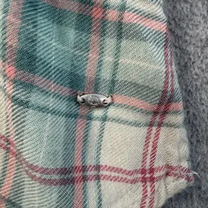 Southern Shirt Co Women's Medium Plaid Popover Button Up Long Sleeve Top Tunic thumbnail 3