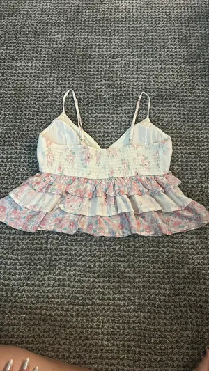 Hollister Floral Flowy Tank Top thumbnail 2