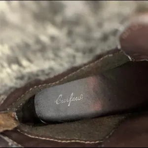 Curfew Combat Boots Tan Size 7 thumbnail 6