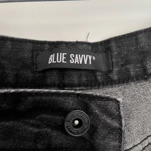 Blue Savvy Barrel Womens Jeans Sz 11/30 Y2K Indie Black High Rise Mom Skater thumbnail 8