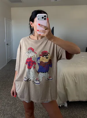 Looney tunes baseball tee  thumbnail 1