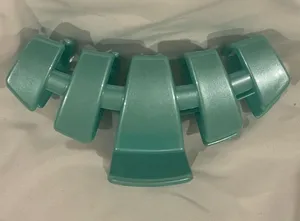 Teleties Turquoise Shimmer Hair Claw Clip thumbnail 1