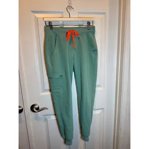 Figs Technical Collection Jade Green Zamora Jogger Scrub Pants Size XS thumbnail 6