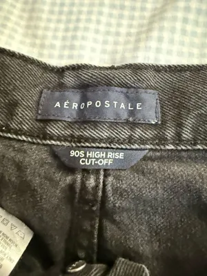 Aeropostale 90s High-Rise Cut-Off shorts size 14 thumbnail 2