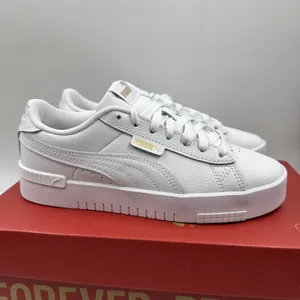 PUMA Court Sneaker, White, Women's Casual Low Top Leather Shoes Size 6.5 New thumbnail 9