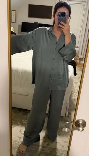 Satin H&M Pajama Set thumbnail 1