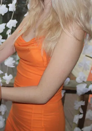 Forever 21 Orange  Dress thumbnail 2