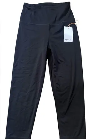 NWT Quince Women Ultra-Form High Rise Capri 21" Black Pants size M thumbnail 1