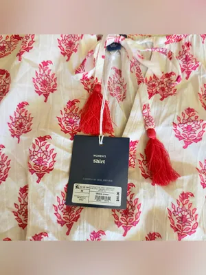 Roller Rabbit x Target Bouquet Side-Tie Beach set Pull-On Shorts & Top thumbnail 8