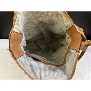 Vintage Womens Tan 3 Way Convertible Bag SKU 6408 thumbnail 5