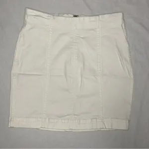 Free People White Mini Skirt Size 4 thumbnail 4