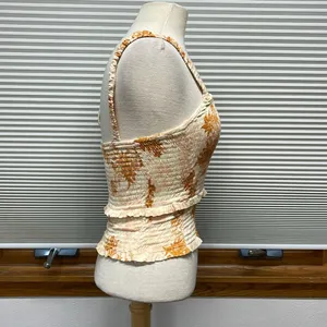 Intimately Free People Hannah Floral Printed Cami in Ivory Size XS thumbnail 6