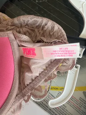 PINK Victoria's Secret Nude Lace Bra thumbnail 4