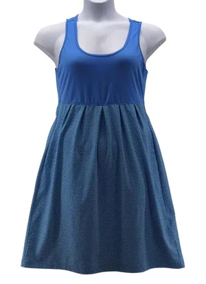 Columbia Marakesh Maven Tank Dress‎ Blue Medium thumbnail 1