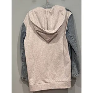 SER.O.YA Lawrence Denim Blazer Hoodie Jacket Size S thumbnail 6