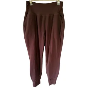 Old Navy Active PowerSoft High-Rise Jogger Pants Women’s Large Brown thumbnail 2
