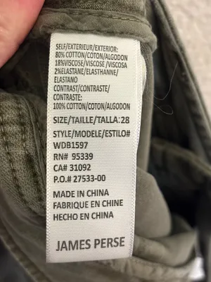 JAMES PERSE Utility Fatigue Pants thumbnail 5