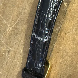 Vintage Aqualite leather watch Gold thumbnail 5