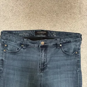 Liverpool Dark Blue Wash The Ankle Skinny Jeans thumbnail 2