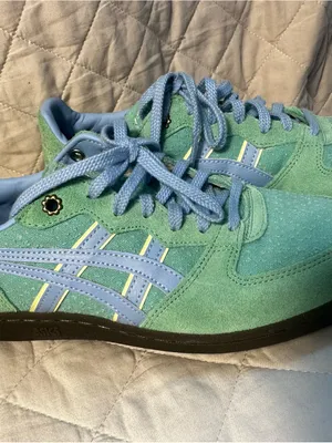 Sh23. ASICS Skyhand OG Vintage Pack Peppermint Stone Wash Sneakers 9women thumbnail 2