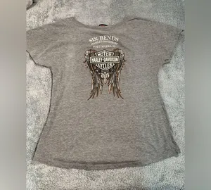 Harley Davidson six bends fort myers florida angel wings tee thumbnail 6