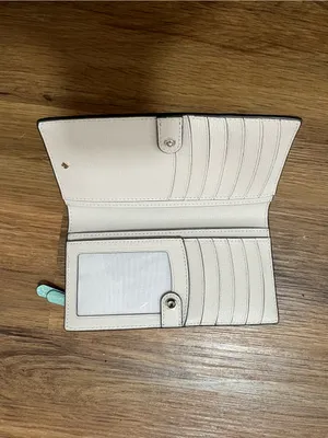2021 Kate Spade New‎ York Mint Pebbled Leather Continental Wallet PWRU0064 thumbnail 5