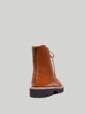 Madewell The Citywalk Lugsole Lace-Up Boot Leather Size 9 NWOB thumbnail 2