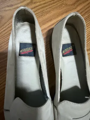 Aerosoles loafers slip-on square toe textured strap detail size 7 thumbnail 5