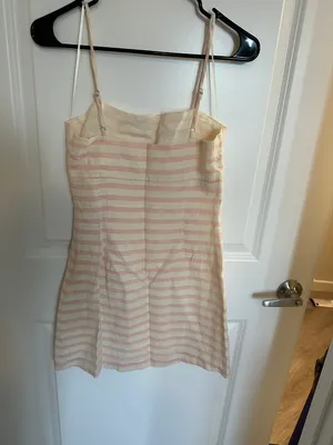 Pink And White Dress thumbnail 4