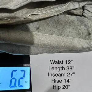 Aritzia Wilfred Aries Pants High Waisted Wide Leg Icy Sage Frost Size XS thumbnail 13