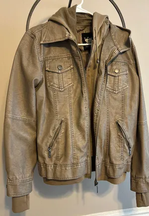 Lock & Love Brown Jacket With Adjustable Hood thumbnail 1