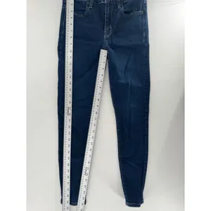 American Eagle Skinny Jeans Size 0 Super Stretch High Rise Dark Wash 25” inseam thumbnail 10