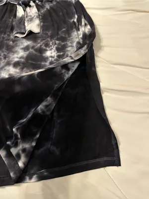 Fraiche by J Tie-Dye Long Sleeve Midi Slit Dress with Waist Tie - NWT - Size S thumbnail 6