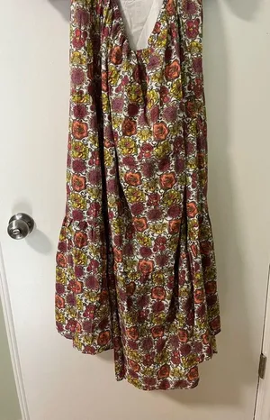 MINKPINK NWT Yasamin Tiered Midi Floral Dress Size XXL thumbnail 12