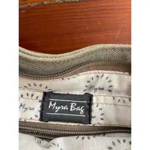 Myra Bag Cowhide Canvas Crossbody Purse Western Southwestern Boho Leather thumbnail 9