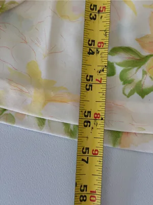 Vintage 70s JCPenney Yellow Floral Maxi Robe Housecoat Small thumbnail 7