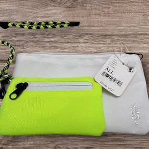 NWT Free People Half Time Double Pouch in Citrus White thumbnail 6