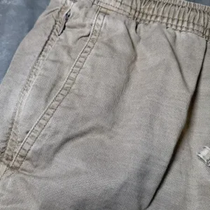 Abercrombie & Fitch Womens Size Small Pull-On Shorts Beige Khaki Drawstring thumbnail 11