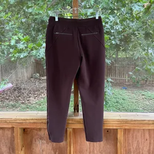 Athleta Women's Heathered Pintuck Pant Dark Brown Size S thumbnail 2