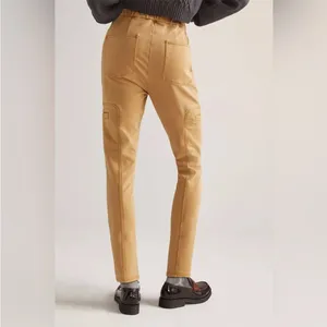 Anthropologie Pilcro‎ The Hiker Utility Leggings Slim Tan Pant Khaki Size Medium thumbnail 3