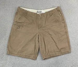 Columbia Shorts Women 12 Brown Outdoor Hiking Gorpcore thumbnail 1