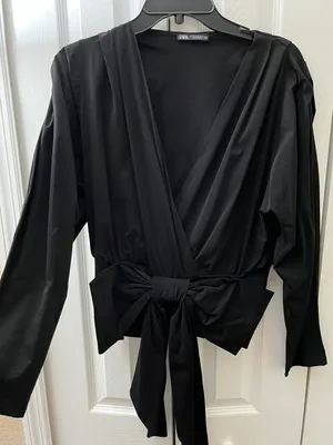 Black Shirt With Ribbon thumbnail 1