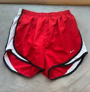Nike Red and White Women's Athletic Shorts thumbnail 1