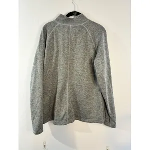 The North Face Mattea Funnel Pullover Quarter‎ Zip Thumb Hole Gray Athletic- XL thumbnail 3