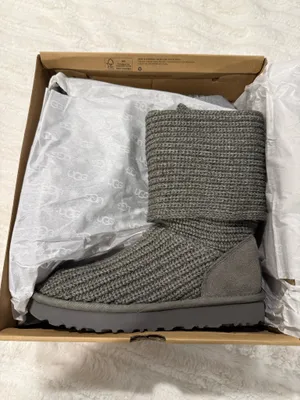 UGG Cardy Knit Boots Classic Grey thumbnail 3