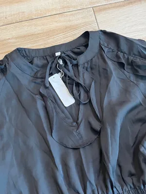 Womens NWT Glam Black Mini Dress - M thumbnail 2