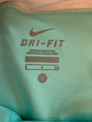 Nike Women's White Layered Running Shorts Teal shorts Liner Dri Fit zip pocket S thumbnail 8