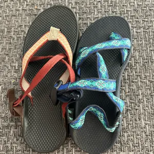 Chaos boho Strappy Sandals Red Size 9 thumbnail 6