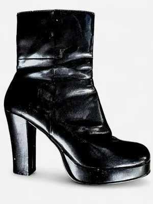 Y2K Bongo Platform Black High-Heel Boots thumbnail 1